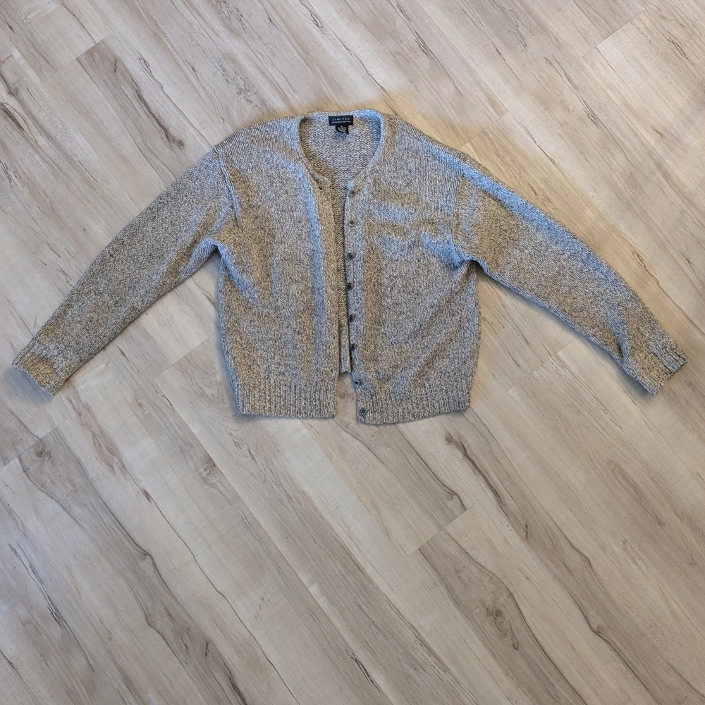 Gray Button-Up Cardigan